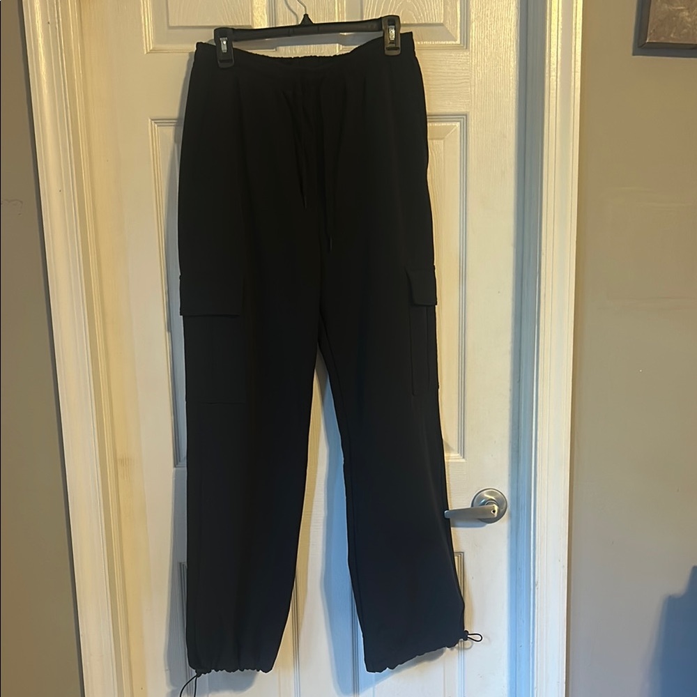 PINK Victoria's Secret Black Wide Leg Pants